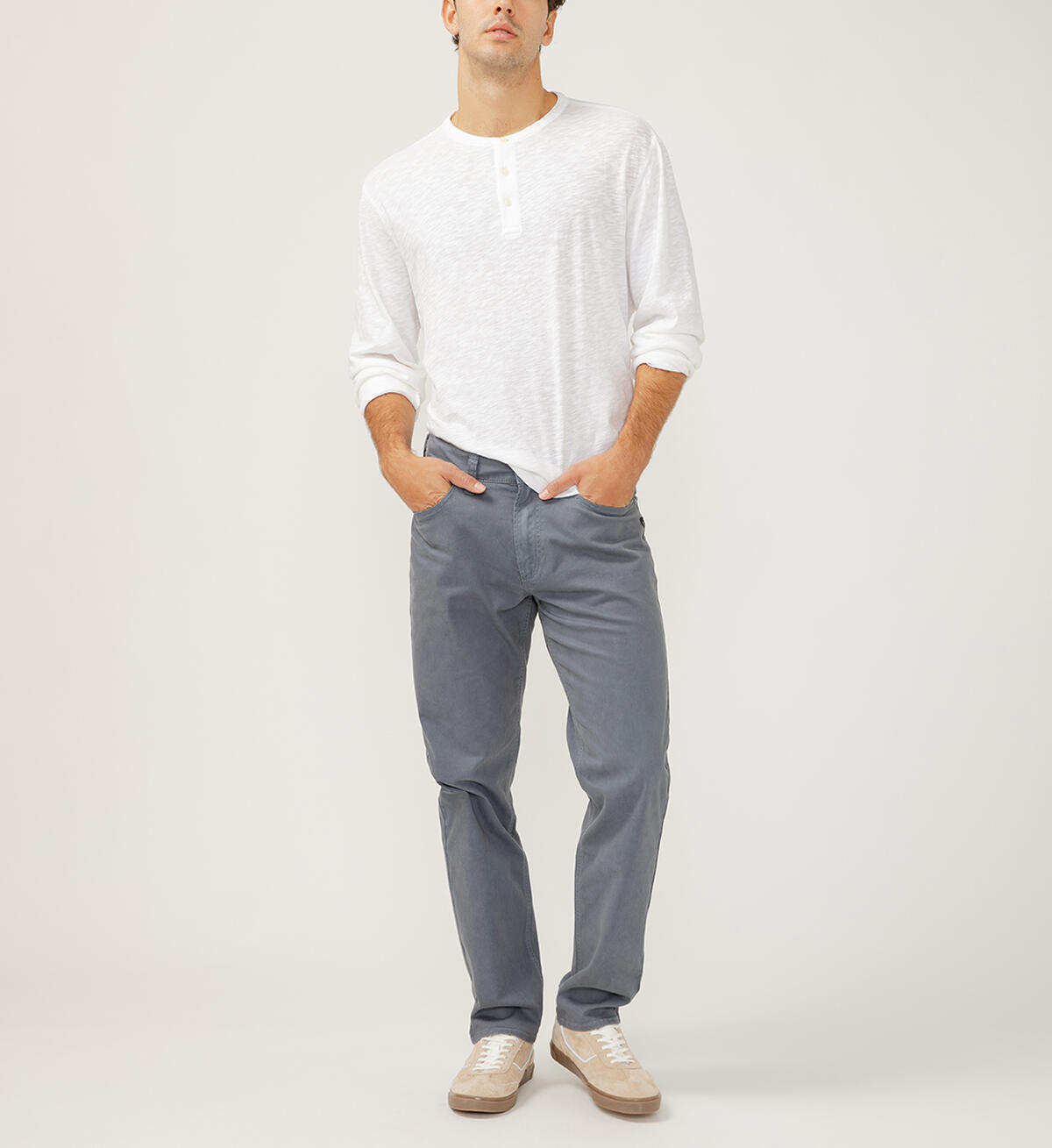 Eddie Classic Athletic Fit Tapered Leg Essential Twill Pants, , hi-res image number 0